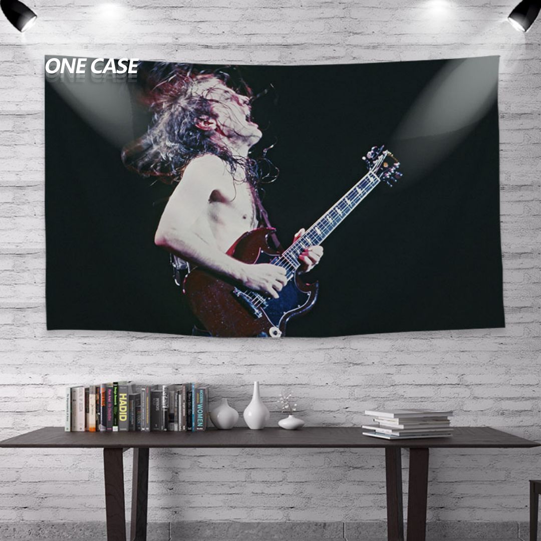 Rock Band Tapestry The Beatles/Queen/Guns N' Roses/Nirvana... Deco Wall Hanging for Room -ONECASE.STUDIO